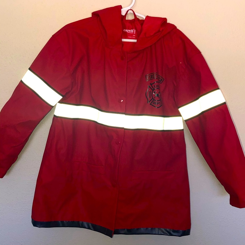 Boys Costume Fire Fighter Jacket